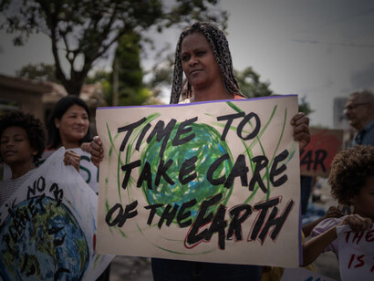 Activists are demonstrating against global warming, participating in climate change protests to raise awareness about the urgent need for action