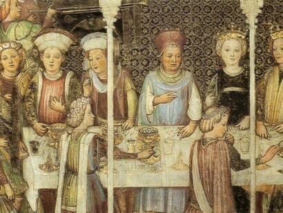 Zavattari, Wedding Banquet, Teodolinda Chapel, Monza Cathedral