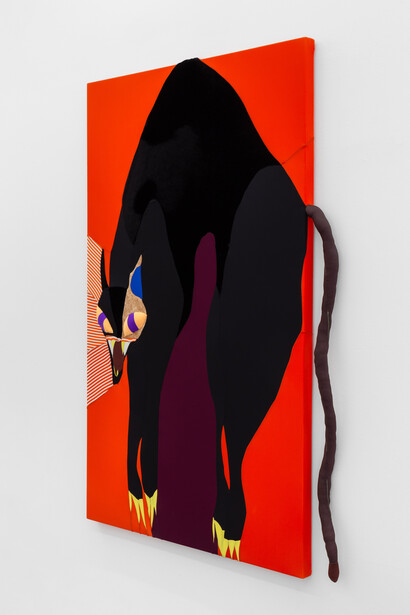 Yuli Yamagata
Cheddar
2020
lycra, velvet, silicon fiber, sewing thread, stretched
80 x 80 x 4 cm