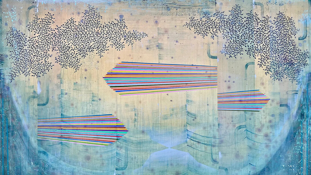 Gabe Brown, Quasar (detail), 2026. Courtesy of Kenise Barnes Fine Art