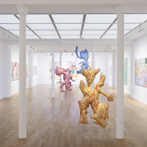 Léonard Martin, Chef menteur, vue de l'exposition. Avec l'aimable autorisation de Templon