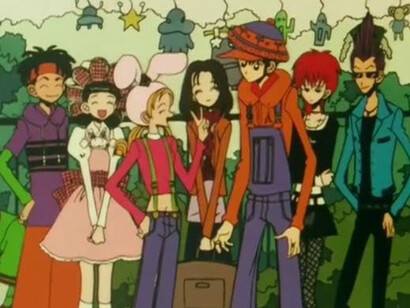 En Gokinjō Monogatari, Mikako transforma telas vibrantes y siluetas sesenteras en manifiestos juveniles llenos de ambición y color