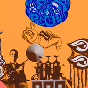 Mario Ramous, Pozzati, 1968. Per gentile concessione di Accademia di Belle Arti di Urbino 