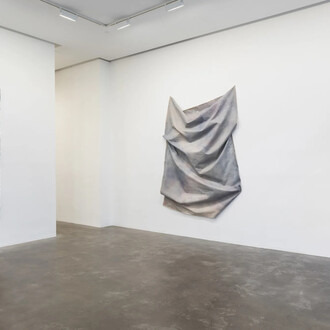 Various artists, Drop, cloth exhibition view. Courtesy of Susan Inglett Gallery