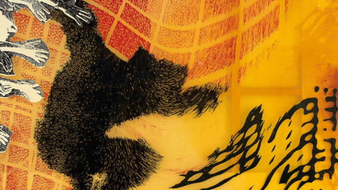Thema Freiheit: Sigmar Polke (1941–2010), Flucht Schwarz – Rot – Gold, 1997