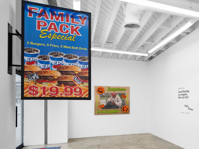 Paul Flores, Good morning Los Angeles, how are you? Exhibition view. Courtesy of Control Gallery