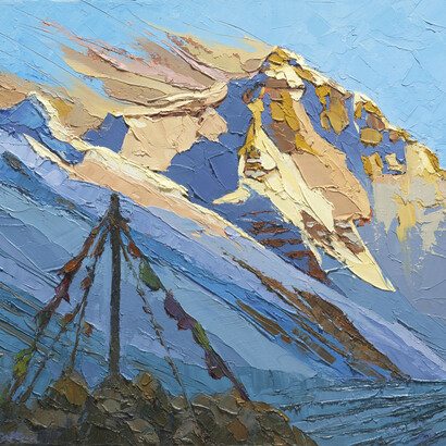 Alan Cotton, Tibet - Prayer Flags on Everest