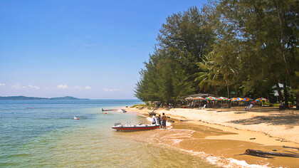 La spiaggia di Labuan