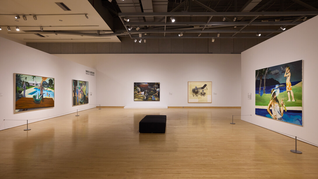 Eric Fischl, Historias contadas, vista de exhibición. Cortesía del Phoenix Art Museum