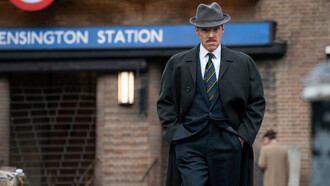 El actor británico Benedict Cumberbatch durante una secuencia de «El Espía Inglés». Foto: Diamond Films