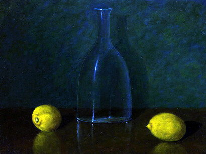 Mario Fani. 'Triangolo', olio e acrilico su tela, cm 30x40, 2017