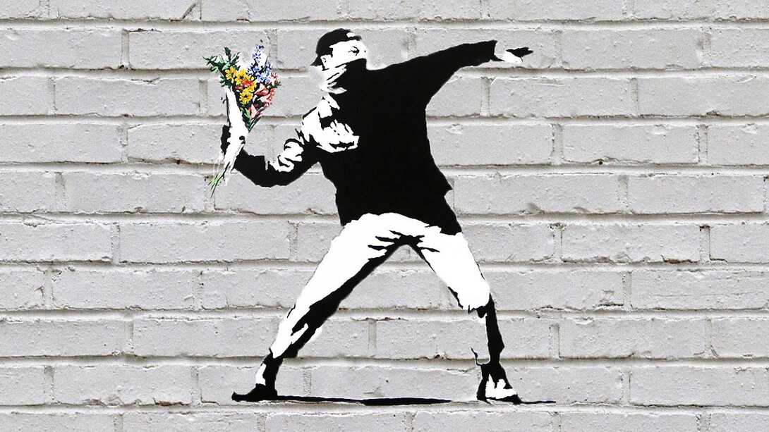 Banksy, Flower Thrower