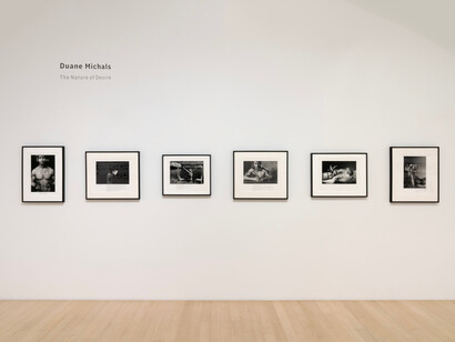 Duane Michals, The nature of desire, exhibition view. Courtesy of DC Moore Gallery