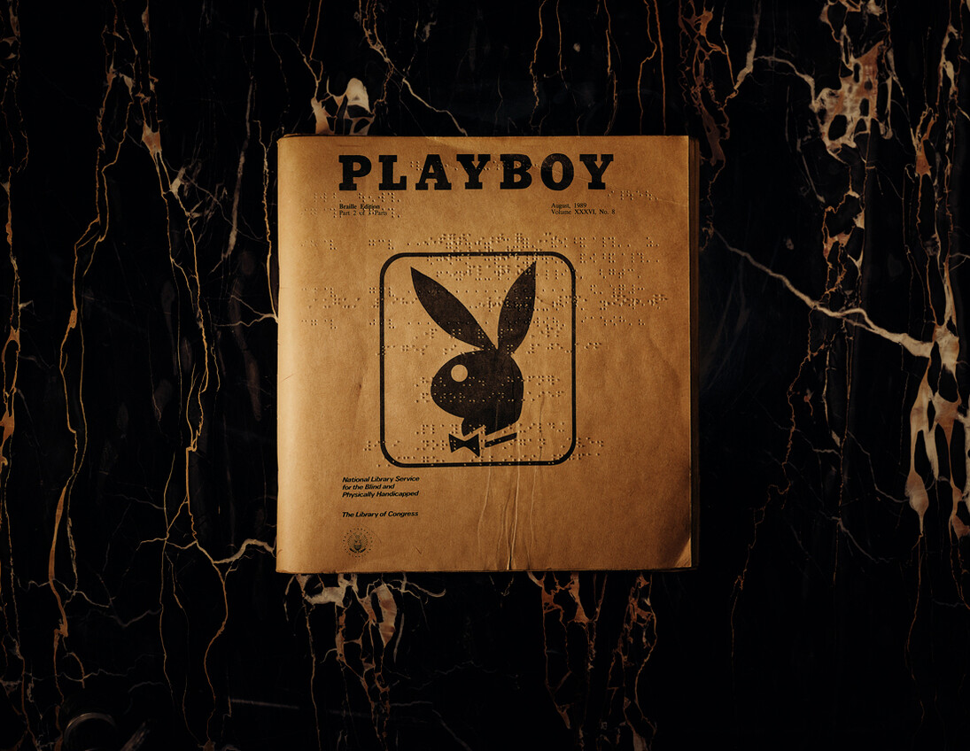Taryn Simon, Playboy, Braille Edition, Playboy Enterprises, Inc. New York, New York, An American Index of the Hidden and Unfamiliar, 2007, Chromogenic color print / 94,6 x 113,7 cm framed, Courtesy of the artist © 2014 Taryn Simon