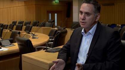 Nikolas Papadopoulos is a Greek Cypriot lawyer and politician. He has been Member of Parliament for NIKE since 2006 and leader of centrist DIKO party since 2013