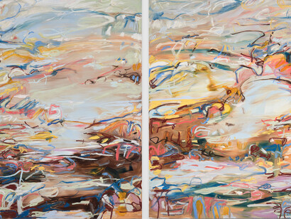 Janaina Tschäpe, Lion colored hills, 2024. Courtesy of Sean Kelly Gallery