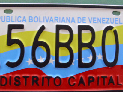 Placa del Distrito Capital