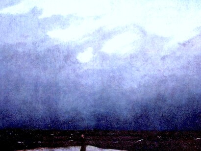 Monje a la orilla del mar, C.D. Friedrich (1774-1840)