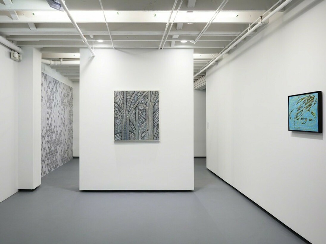 Thomas Bayrle, Exhibition view. Courtesy of The Institute of Contemporary Art