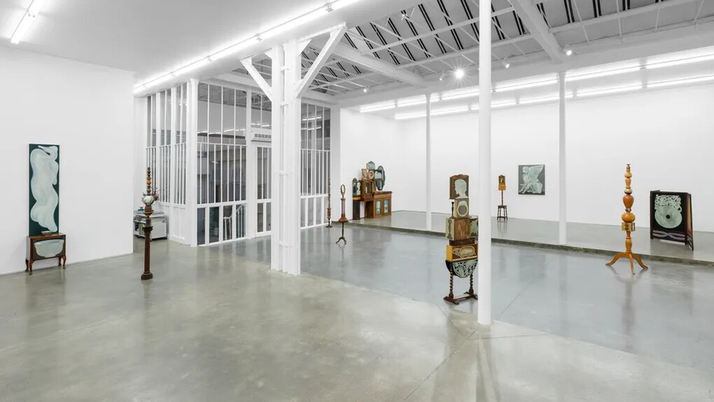 Shuo Hao, Huile de vitre, exhibition view. Courtesy of Galerie Derouillon