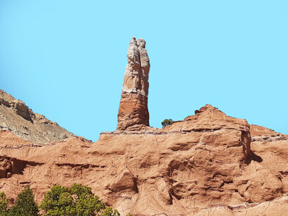 Rocks that withstood erosion over the millennia
