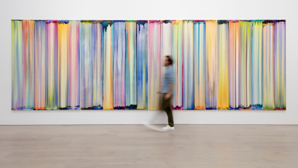 Bernard Frize. Courtesy of Perrotin New York