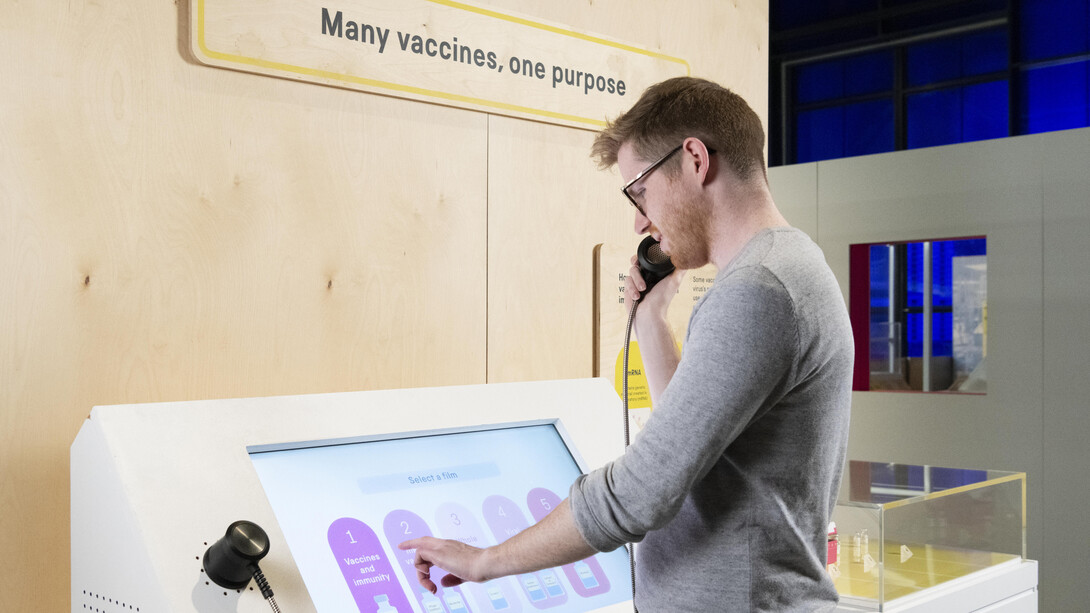 Injecting hope. The race for a COVID-19 vaccine, exhibition view. Courtesy of National Museum of Scotland