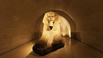 Gran Esfinge de Tanis, Museo del Louvre en Paris, Francia