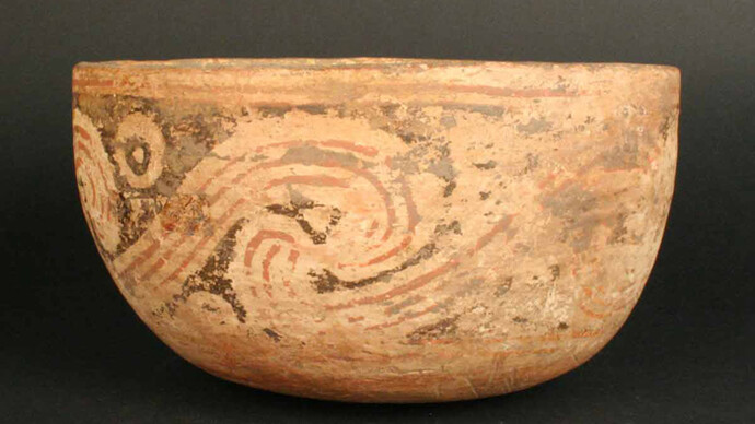 Escudilla polícroma

Materiales: Cerámica

1100- 1500 d.C. Fase Marajoara. Tipo Joanes pintado.