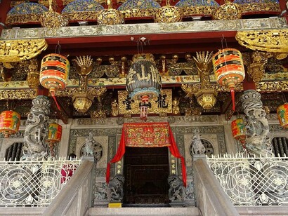 Il Leong San Tong Khoo Kongsi (noto anche come Khoo Kongsi Temple), George Town, Penang, Malesia