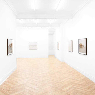 Zhang Kechun, The yellow desert, exhibition view. Courtesy of Huxley-Parlour Gallery