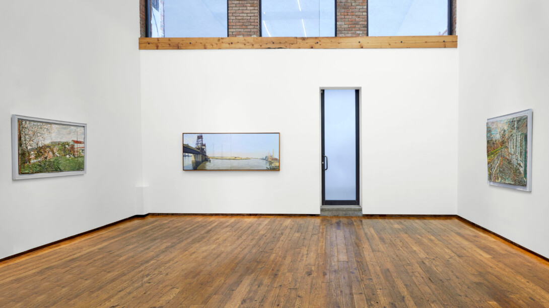 On-Site: Major paintings by Rackstraw Downes & Stanley Lewis at Betty Cuningham Gallery, installation view, photo by Pauline Shapiro. Courtesy of Betty Cuningham Gallery