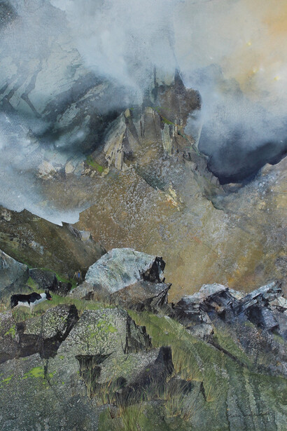 Malcolm Edwards, Veiled Sun, 70x53