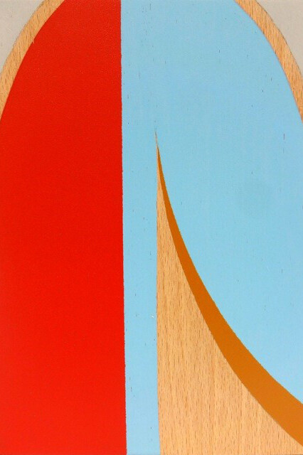 Tom Phelan, Lipstick series 12, oil on wood, 20 x 16 cm