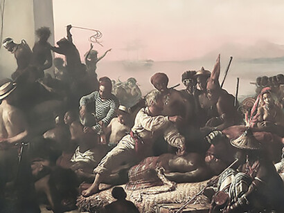 The Slave Trade (Slaves on the West Coast of Africa), 1833 by Auguste-Francois Biard