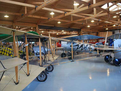 WWI Hangar. Courtesy of Military Aviation Museum