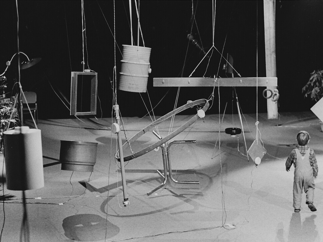 Rainforest IV Performance, 1976, Pierre Cardin Studio, Paris, France. Photo Ralph Jones