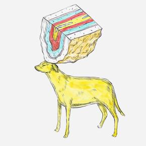 Nina Torr, Nee dankie, 2017, Watercolour monotype, 29,3 x 20.8cm. Courtesy of David Krut Projects