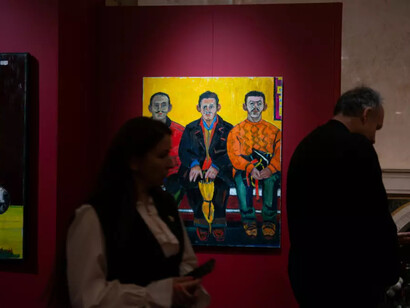 Various artists, Traces and roots. Anatolia in contemporary art of Turkey, exhibition view. Courtesy of the Art Museum Riga Bourse