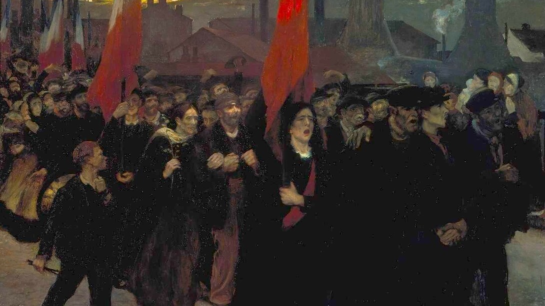 «La huelga en Creusot» (1899), Jules Adler