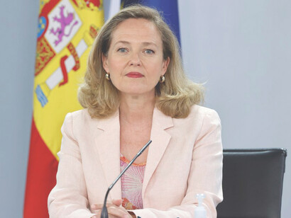 Nadia Calviño, vicepresidenta primera del Gobierno de España desde el 12 de julio de 2021 y ministra de Economía desde junio de 2018