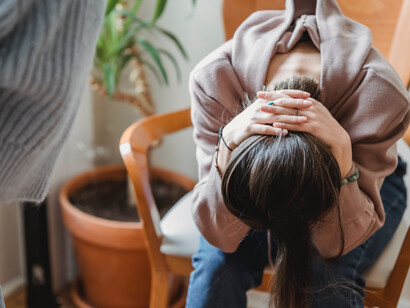 A women looks rejected as her partner complains about their relationship