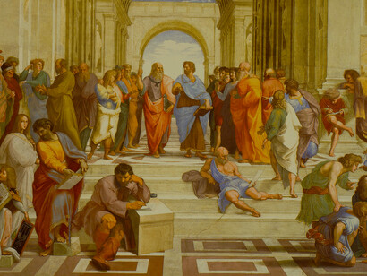 «La escuela de Atenas» (1510-11), Rafael Sanzio