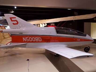 1970 Bede BD-5 - N500BD. Courtesy of EAA