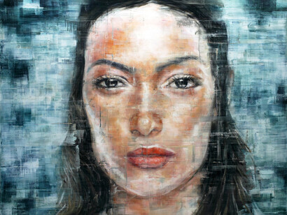 Harding Meyer, o.T. (07-2014), Öl auf Leinwand, 2014, 200 x 260 cm