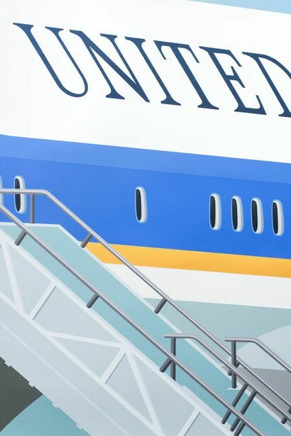 Daniel Rich, Air force one, 2018. Courtesy of Bernhard Knaus Fine Art 