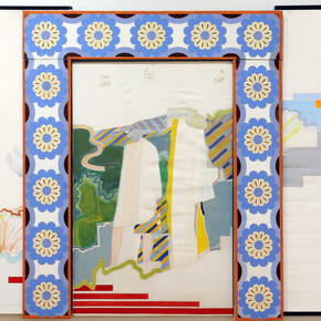 Jack Martin Rogers, Knossos, c. 1974, oil on canvas, 56 1/2hx84w in. Courtesy of Anita Rogers Gallery