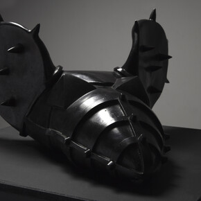 Michael Sandle,  Head with Spikes, 1980_view II (c) Michael Sandle, Courtesy of Flowers Gallery London and New York