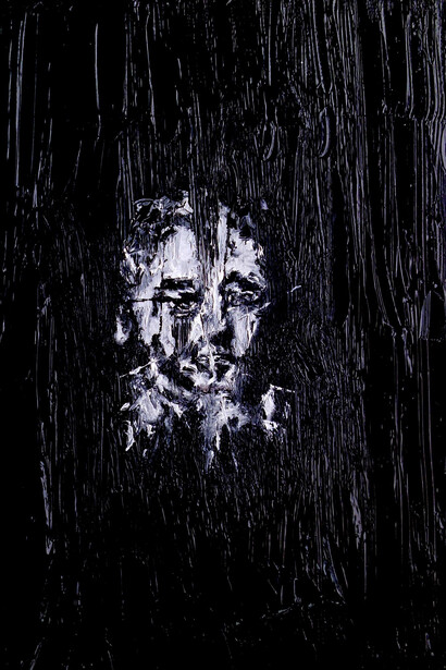 Jackson, Luke 'Flowers in the Sunlight', 2014, Oil &  mixed media on canvas, 18 x 13 cm