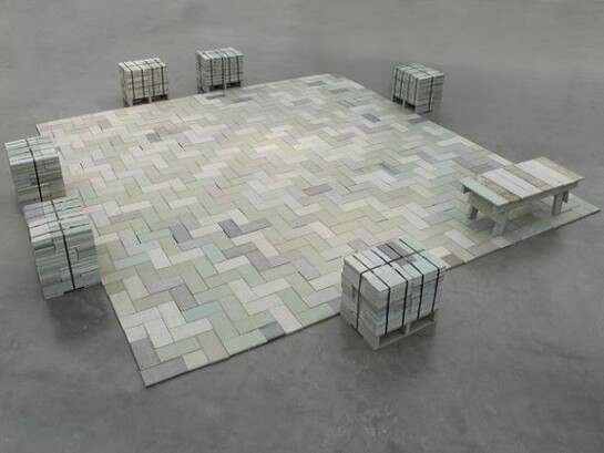 Dan Peterman, Ground Cover, 1995. Collection Museum of Contemporary Art Chicago, gift of the Susan and Lewis Manilow Collection of Chicago Artists. © 1995 Dan Peterman. Photo: Nathan Keay, © MCA Chicago
